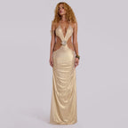 Radiant Petal Obsession Evening Dress – Front View