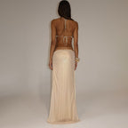 Radiant Petal Obsession Evening Dress – Detail View