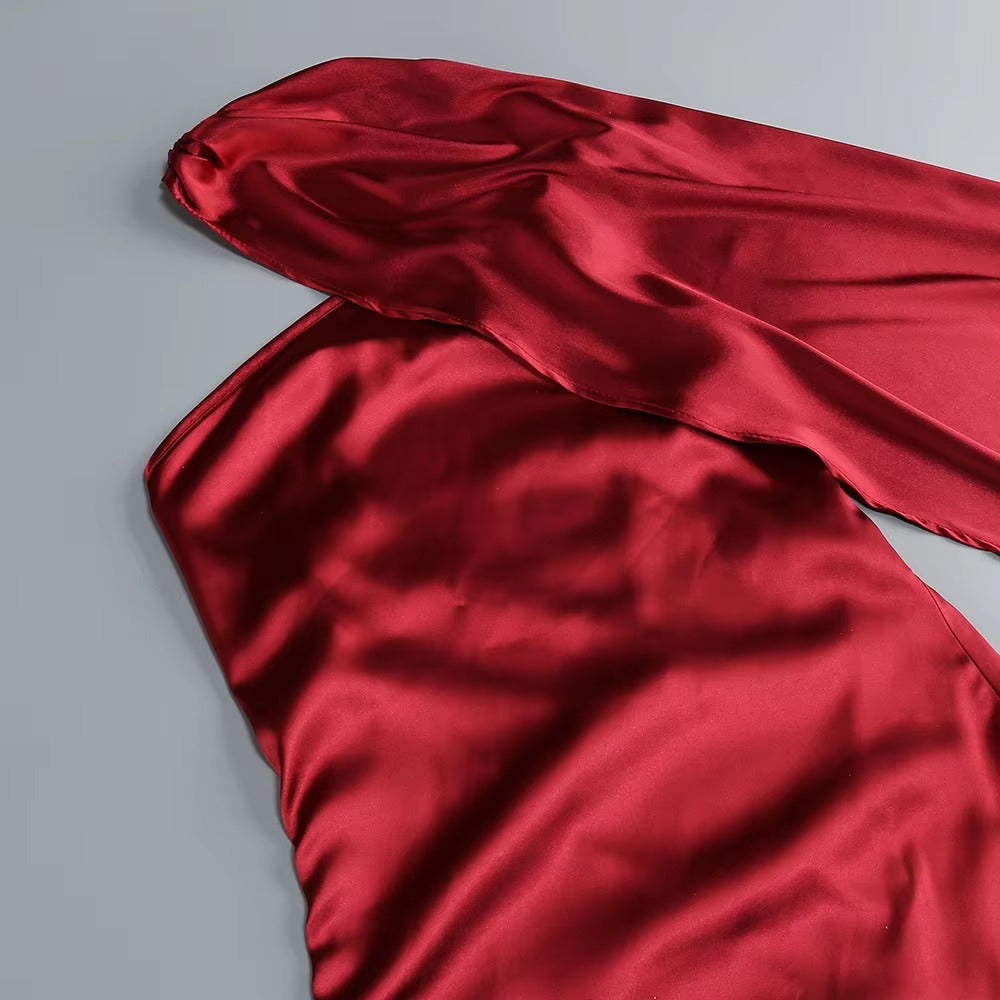 Chic Royal Drift Evening Dress – Flow Shot