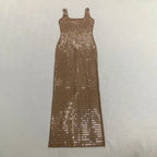 Classic Sunset Illusion Evening Dress – Back View