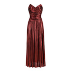 Alluring Ruby Glow Gown Evening Dress – Worn View
