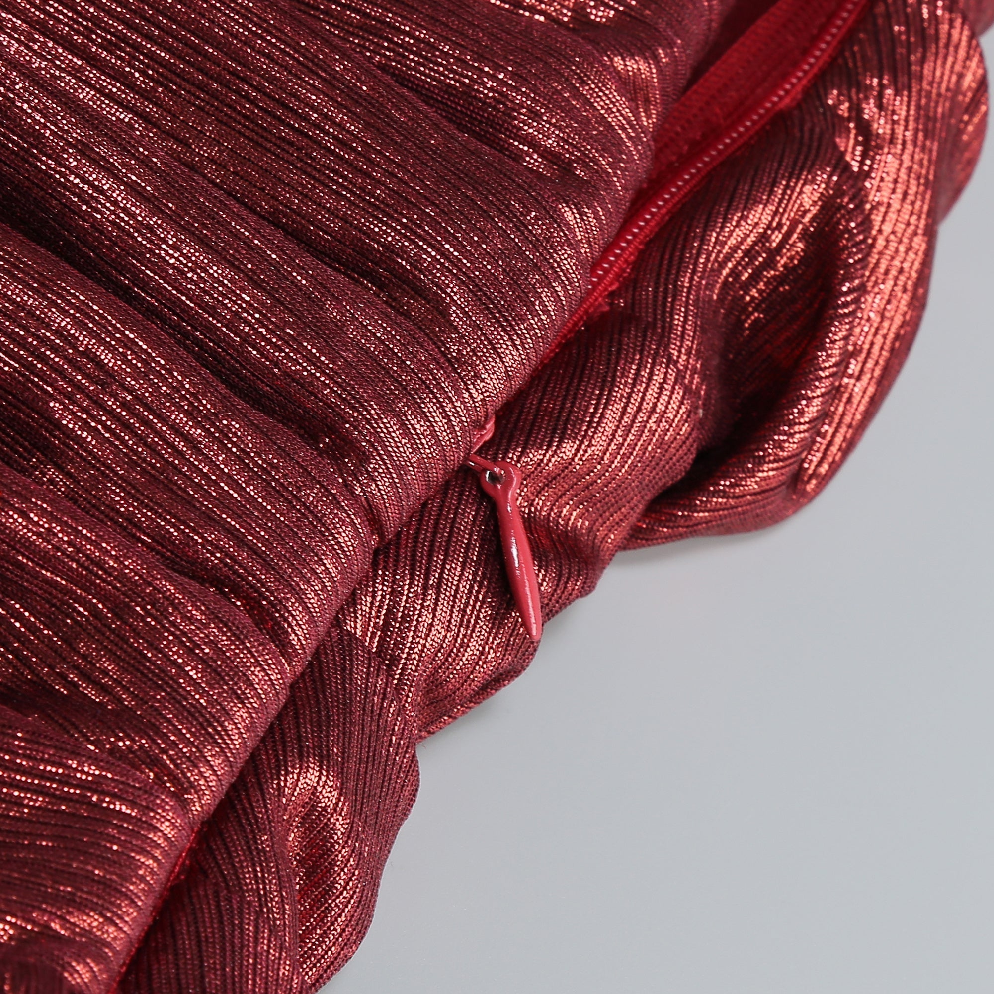 Alluring Ruby Glow Gown Evening Dress – Flow Shot