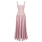 Luxe Blush Sculpt Dress Evening Dress – Model View
