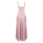Luxe Blush Sculpt Dress Evening Dress – Draped Look