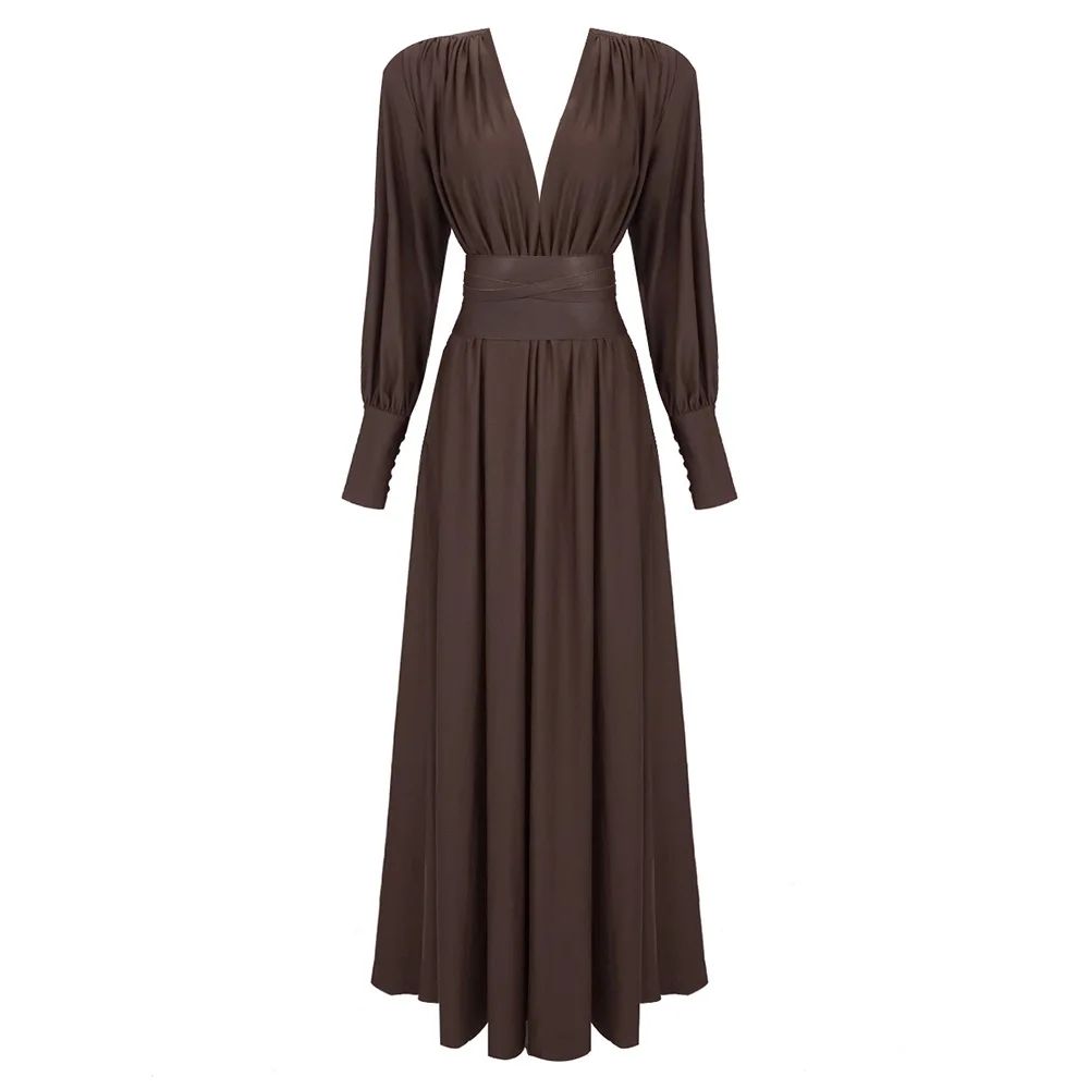 Refined Terre Divine Evening Dress – Model View