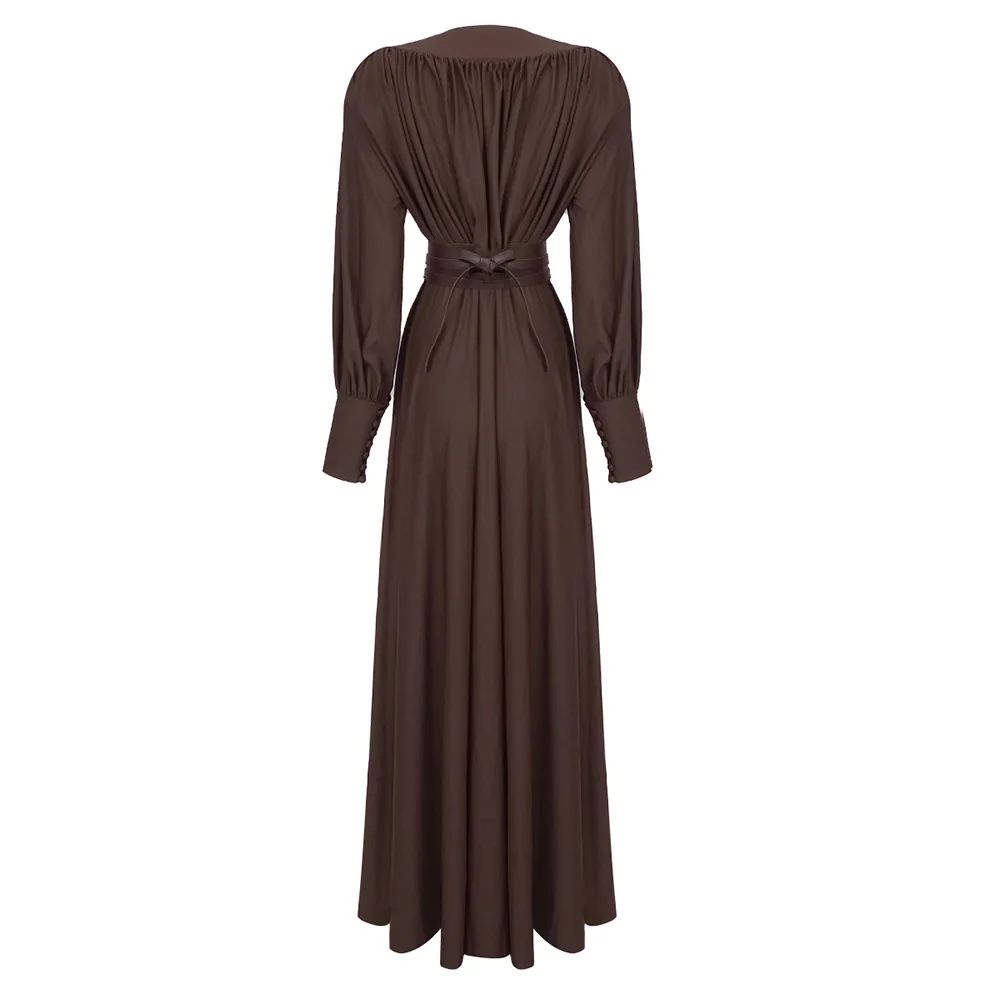 Refined Terre Divine Evening Dress – Draped Look