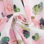 Alluring Jardin Élégance Cocktail Dress – Worn View