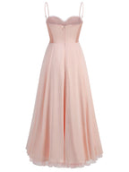 Noir Classic Dress – Detail View | Women's Maxi Dress