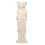 Enchanting Ivory Sonata Evening Dress – Editorial Shot