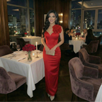 Enchanting Rose Command Evening Dress – Front View