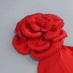 Enchanting Rose Command Evening Dress – Flow Shot
