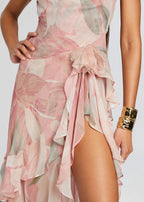 Exquisite Ethereal Petals Evening Dress – Full Length