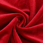 Graceful Scarlet Whisper Evening Dress – Texture Detail