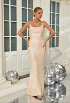 Elegant Ocean Dusk Evening Dress – Flow Shot
