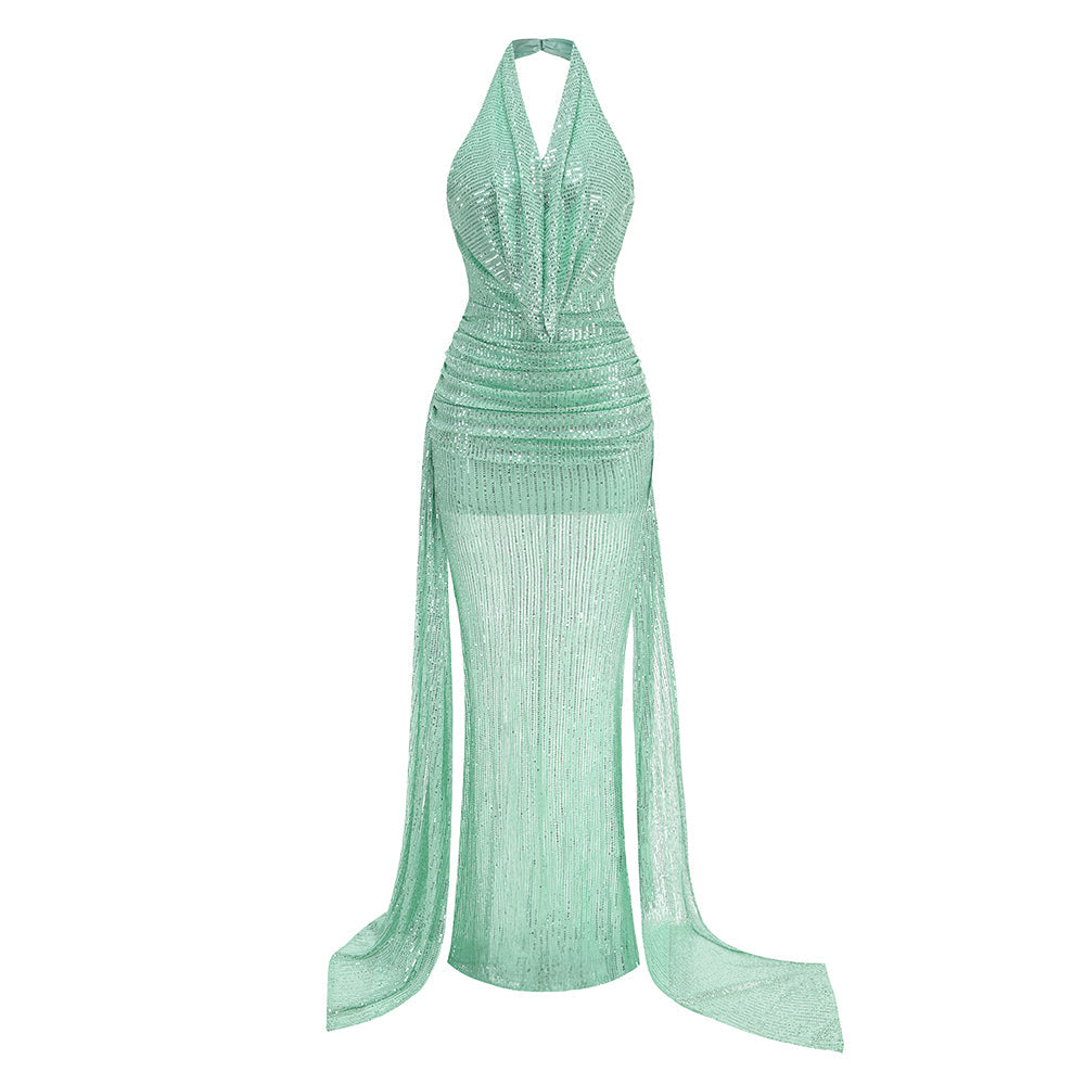 Stunning Mint Muse Evening Dress – Studio View