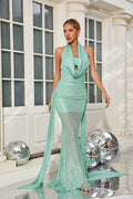 Stunning Mint Muse Evening Dress – Close Up