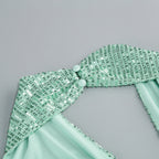 Stunning Mint Muse Evening Dress – Movement Shot