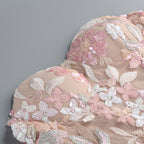 Exquisite Floral Spell Evening Dress – Silhouette