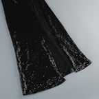 Luxe Noir Étoilé Evening Dress – Editorial Shot