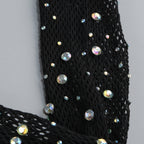 Luxe Noir Étoilé Evening Dress – Studio View