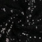 Luxe Noir Étoilé Evening Dress – Movement Shot
