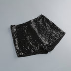 Luxe Noir Étoilé Evening Dress – Front View