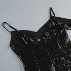 Luxe Noir Étoilé Evening Dress – Flow Shot