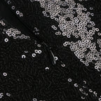 Luxe Noir Étoilé Evening Dress – Detail View