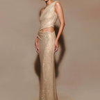 Exquisite Glimmer Ties Evening Dress – Side View