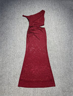 Exquisite Glimmer Ties Evening Dress – Back View