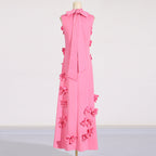 Alluring Petal Drama Evening Dress – Editorial Shot