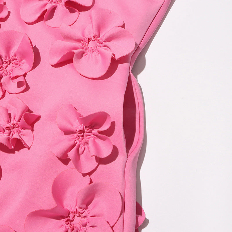 Alluring Petal Drama Evening Dress – Flow Shot