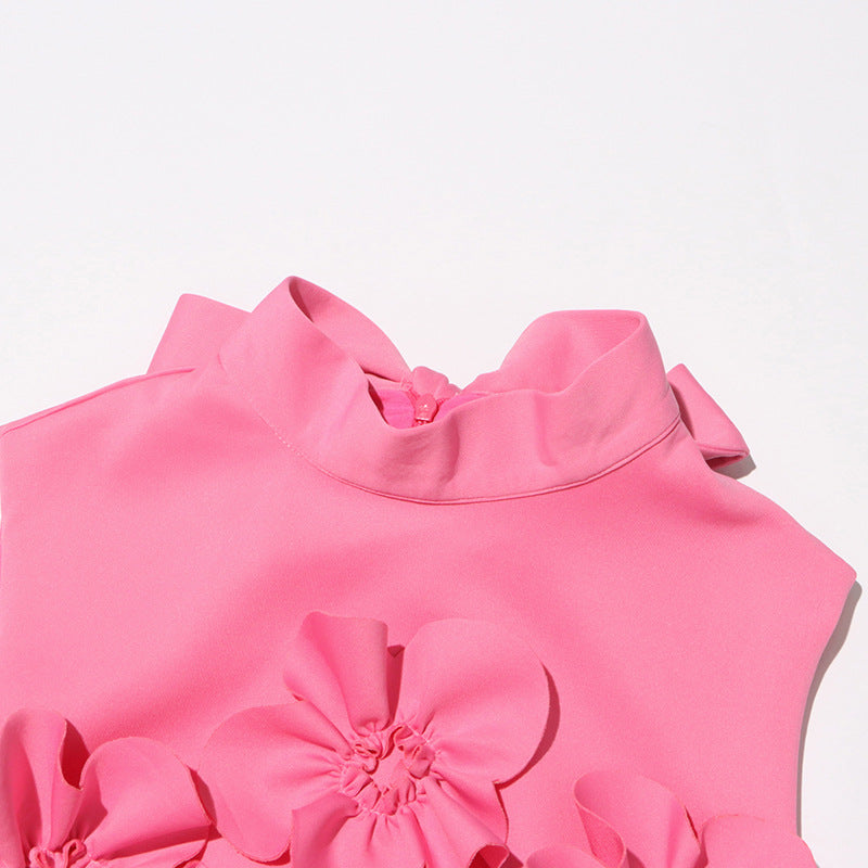 Alluring Petal Drama Evening Dress – Texture Detail