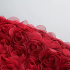 Exquisite Velvet Bloom Evening Dress – Texture Detail