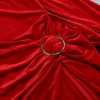 Alluring Red Silence Evening Dress – Side View