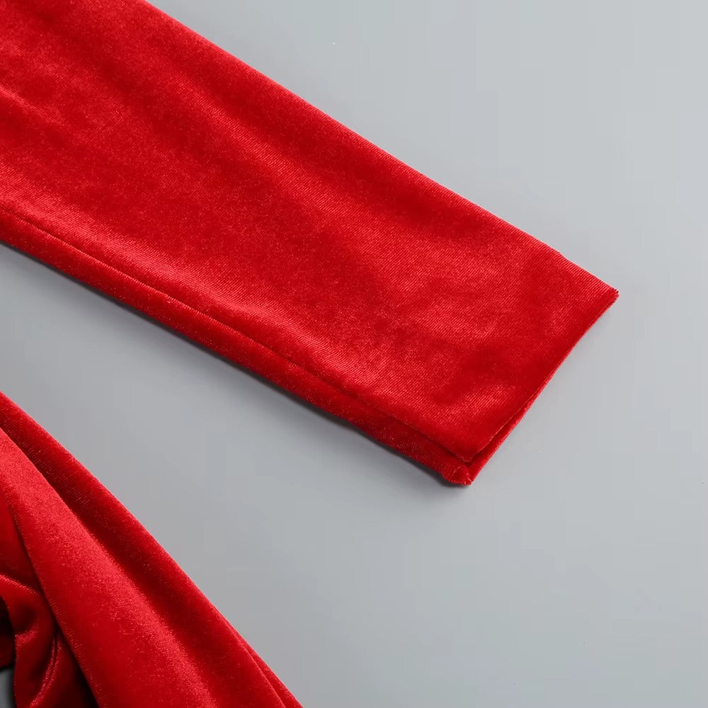 Alluring Red Silence Evening Dress – Flow Shot