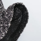 Exquisite Mercury Bloom Evening Dress – Texture Detail
