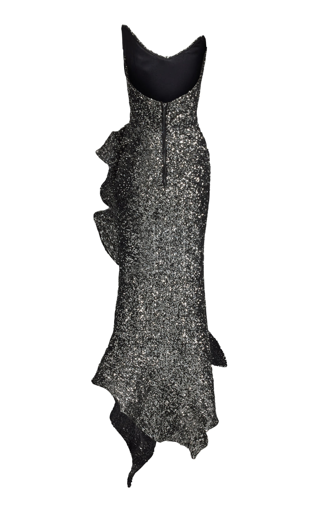 Exquisite Mercury Bloom Evening Dress – Movement Shot