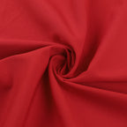 Graceful Rouge Cascade Evening Dress – Editorial Shot