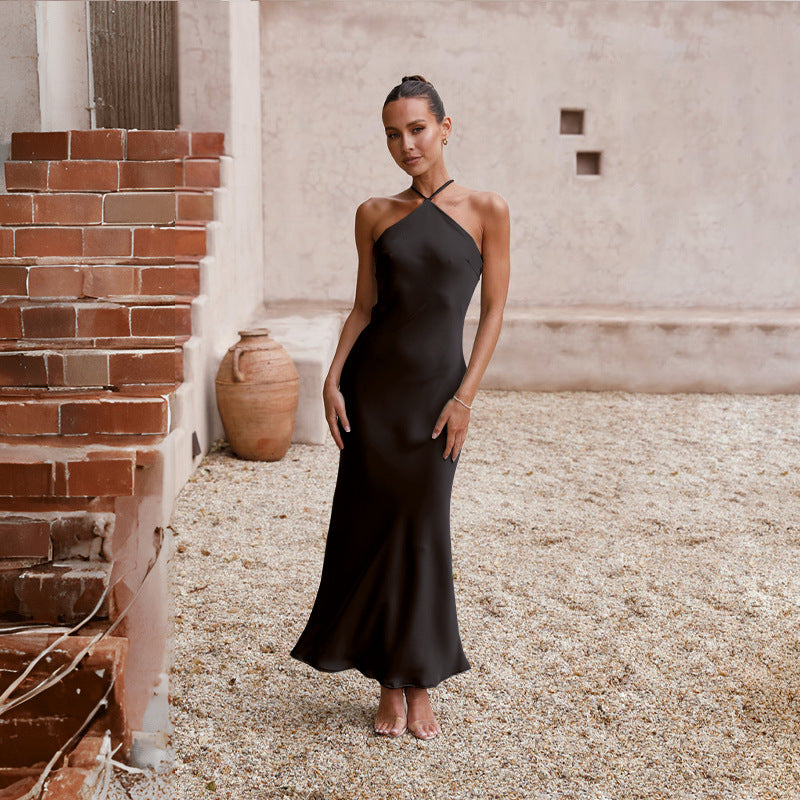 Sophisticated Sienna Bloom Evening Dress – Detail View
