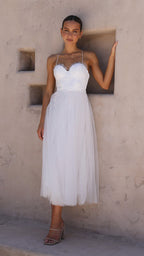 Stunning Citrine Dream - Light Evening Dress – Full Length
