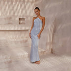 Sophisticated Sienna Bloom Evening Dress – Close Up