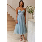 Stunning Citrine Dream - Light Evening Dress – Texture Detail