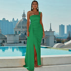 Sophisticated Sunset Command Evening Dress – Editorial Shot