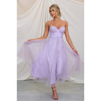 Stunning Citrine Dream - Light Evening Dress – Close Up