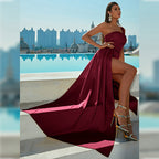 Sophisticated Sunset Command Evening Dress – Flow Shot