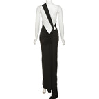Classic Noir Muse Evening Dress – Silhouette