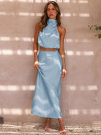 Graceful Jade Reverie Evening Dress – Full Length