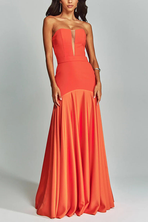 Refined Soire Empress Evening Dress – Front View