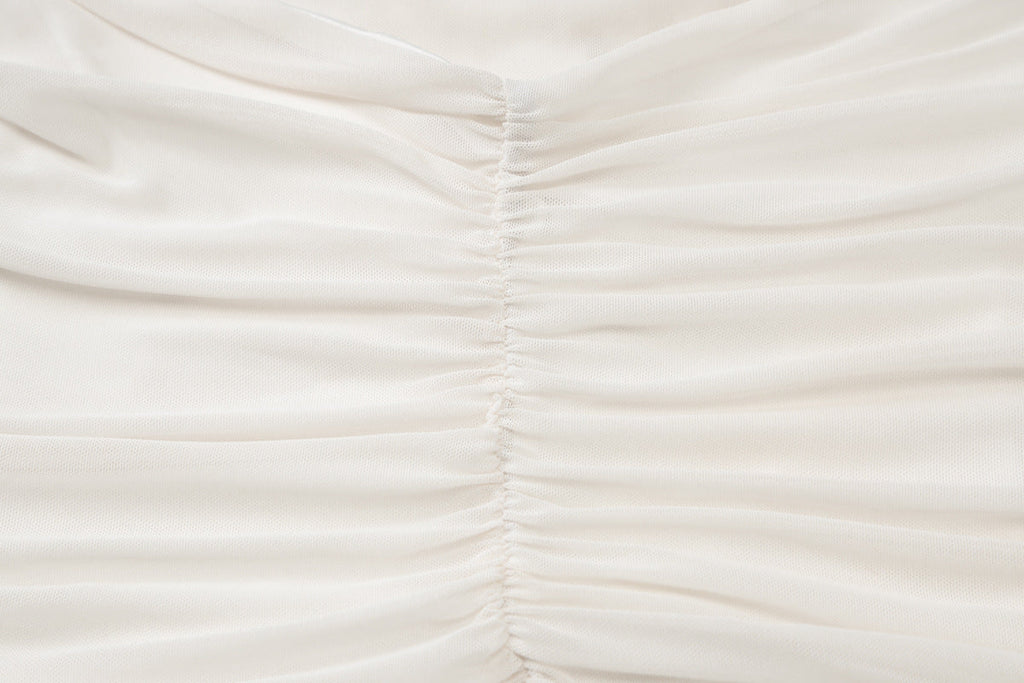 Polished Noir Mirage Evening Dress – Close Up